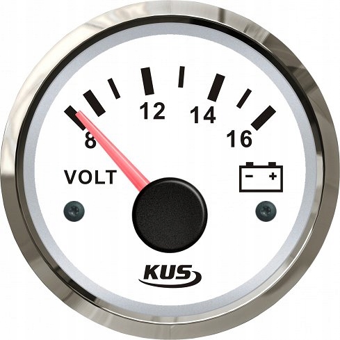 

Wskaźnik Napięcia Woltomierz Ws 8-16 12V Kus