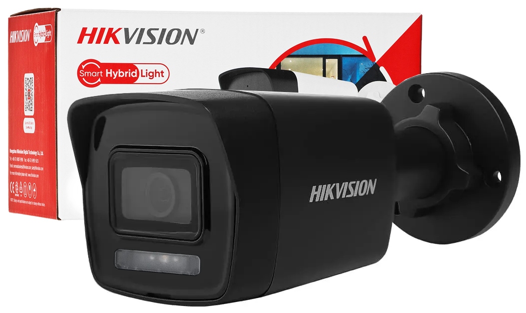 Hikvision Ip Kamera DS-2CD1043G2-LIU Čierna 4MPX Inteligentné Osvetlenie Poe