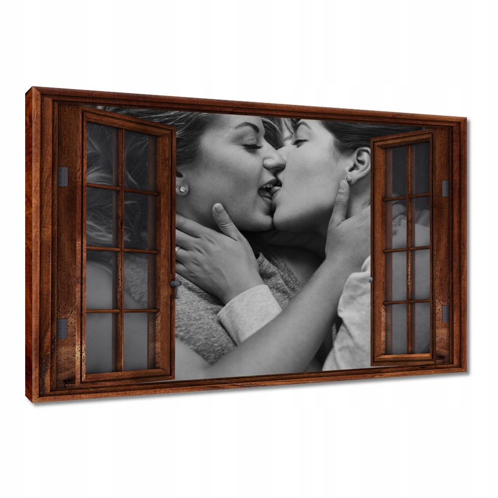 

Obrazy 60x40 Pocałunek dziewczyn