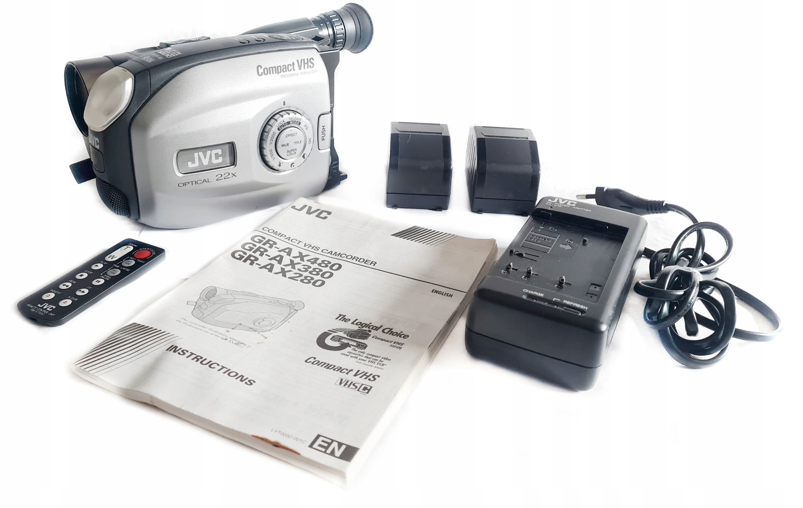 Kamera analogowa JVC GR-AX480eg VHS