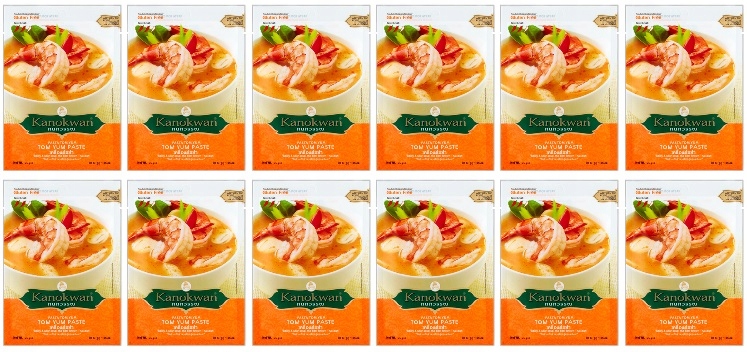 12x 30g Kanokwan pasta Tom Yum Karton
