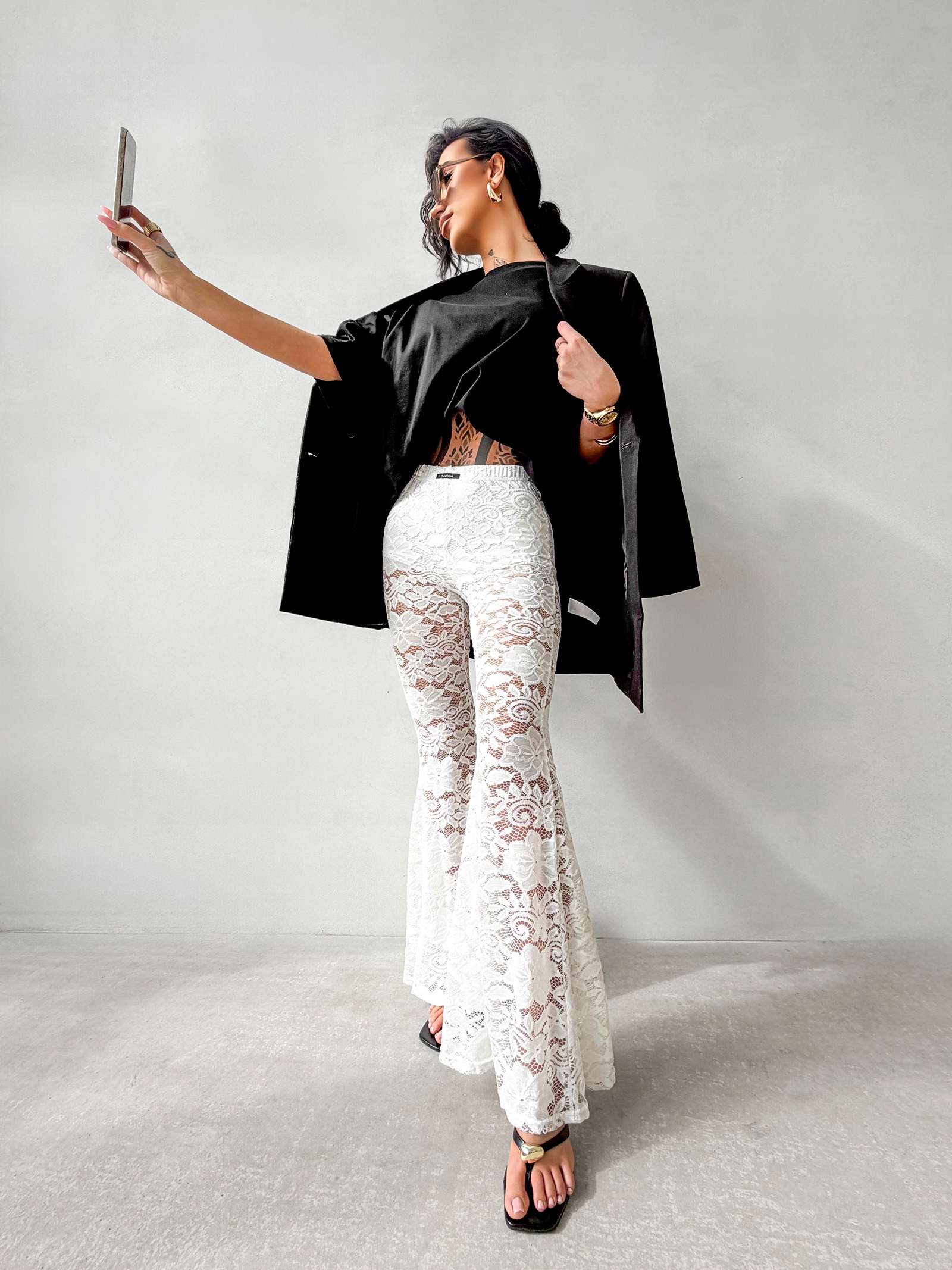 Dámské kalhoty Olavoga Vibra Ecru S