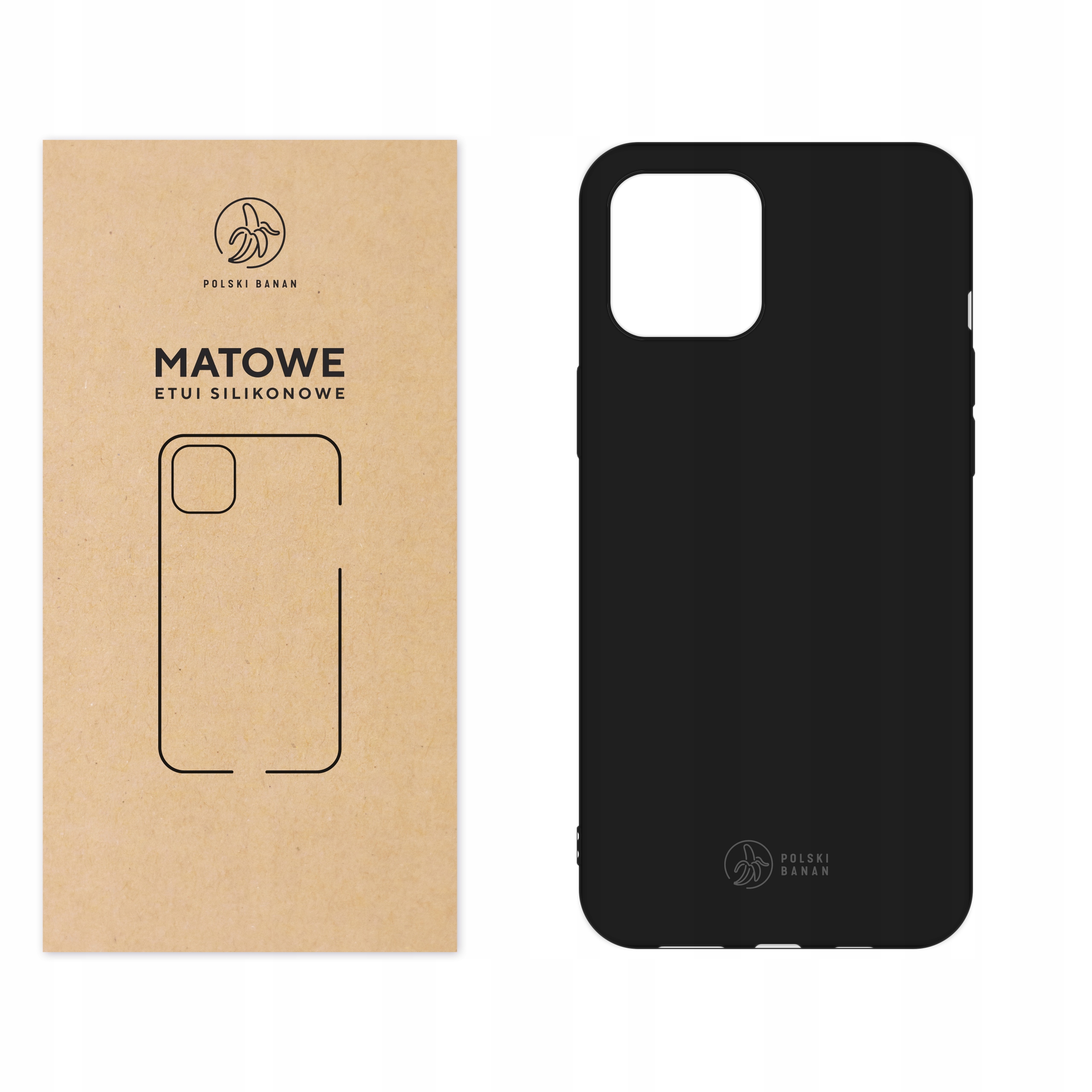 

Etui Matowe do iPhone 12 Pro Max czarne