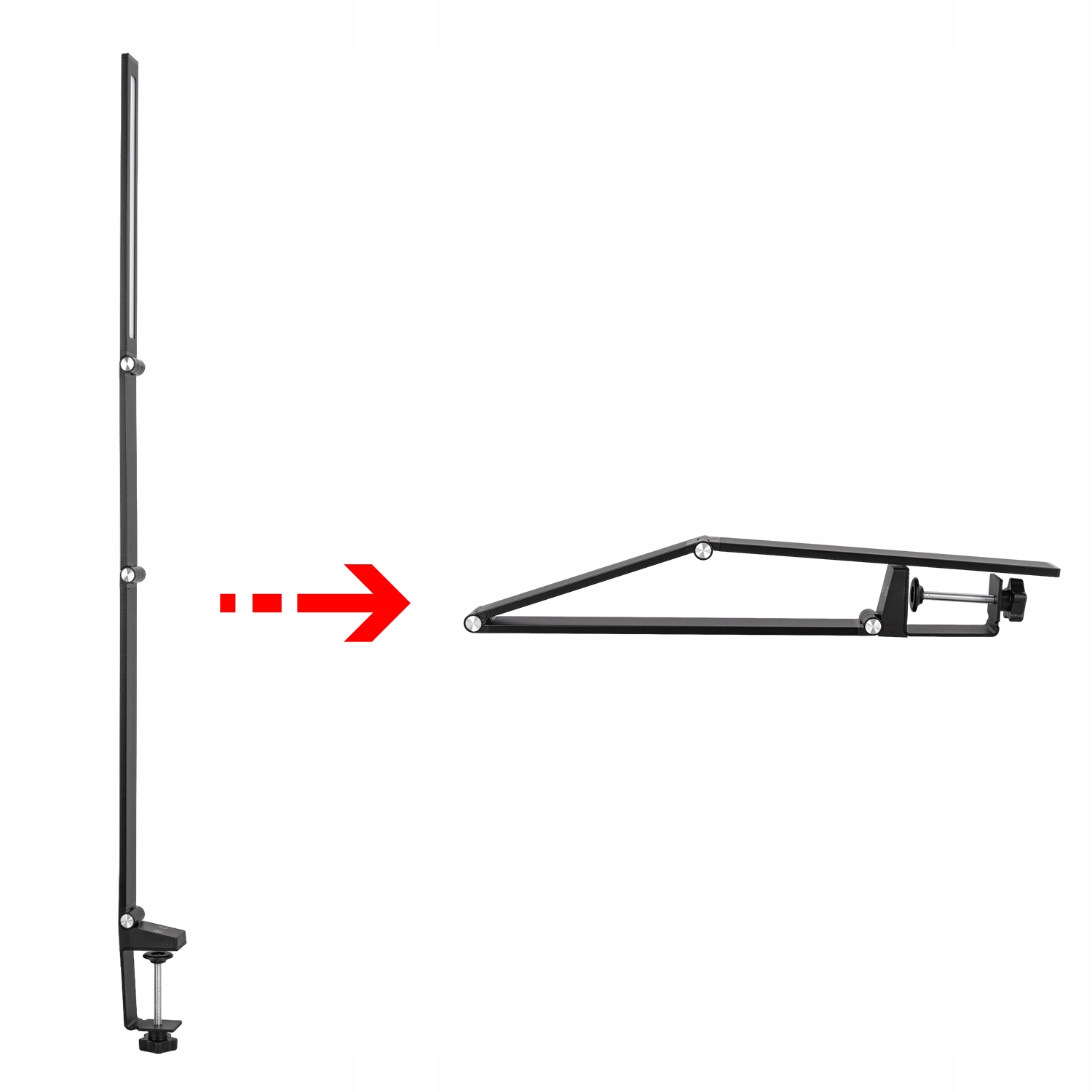 Lampka biurkowa LED STOŁOWA do warsztatu KOSMETYCZNA profesjonalna KLIPS Rodzaj gwintu zintegrowane źródło LED