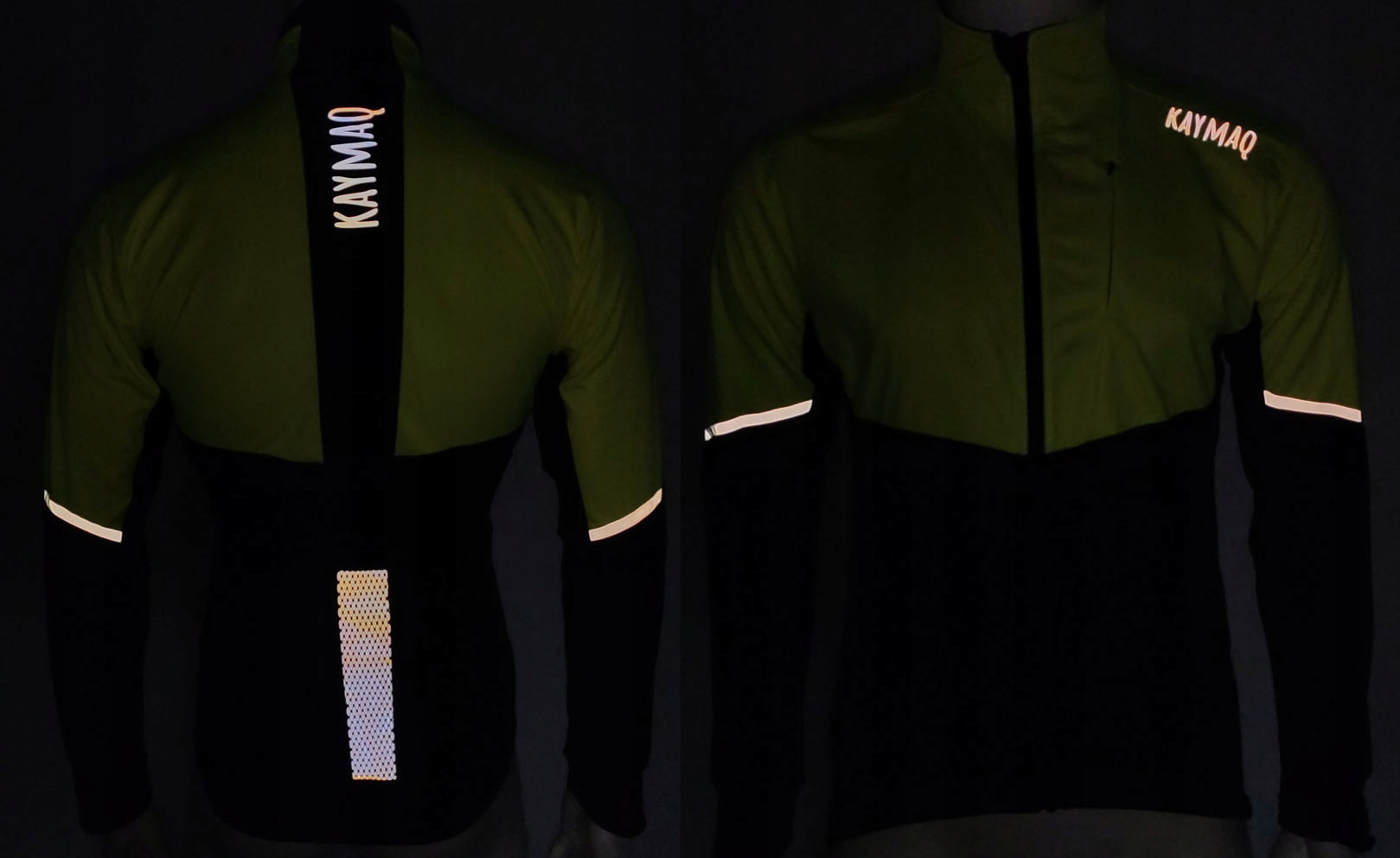 KAYMAQ KYQLS-001 męska bluza rowerowa ocieplana Materiał dominujący poliamid