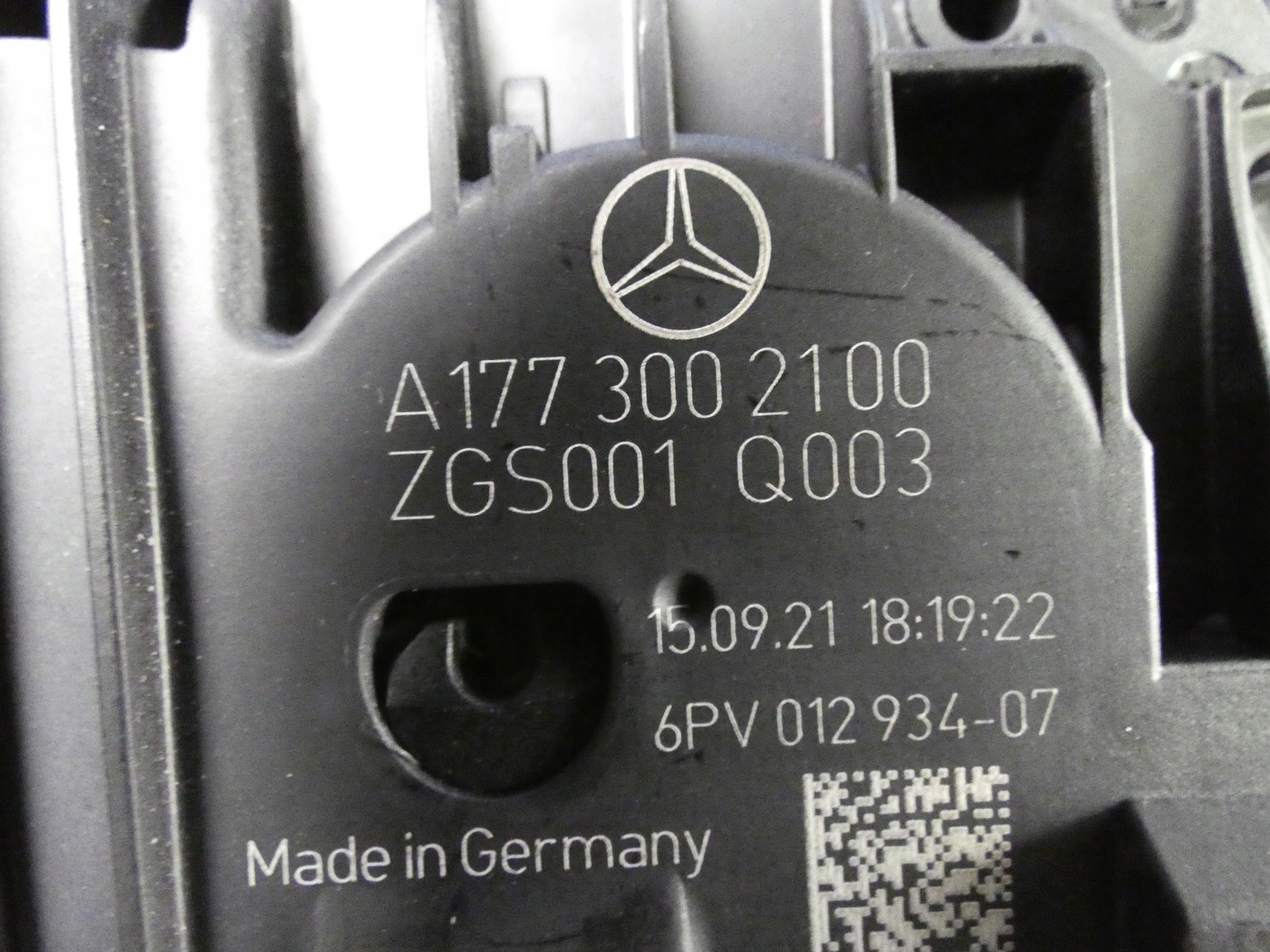 MERCEDES A W177 potentiometer accelerator pedal