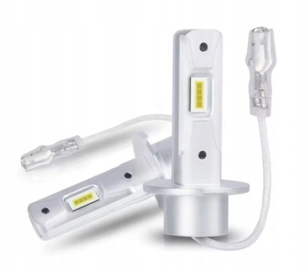 2x H3 Led Żarówki Hq Automotive 12000lm 12-24V Rozmiar 1:1 Plug&play 60W