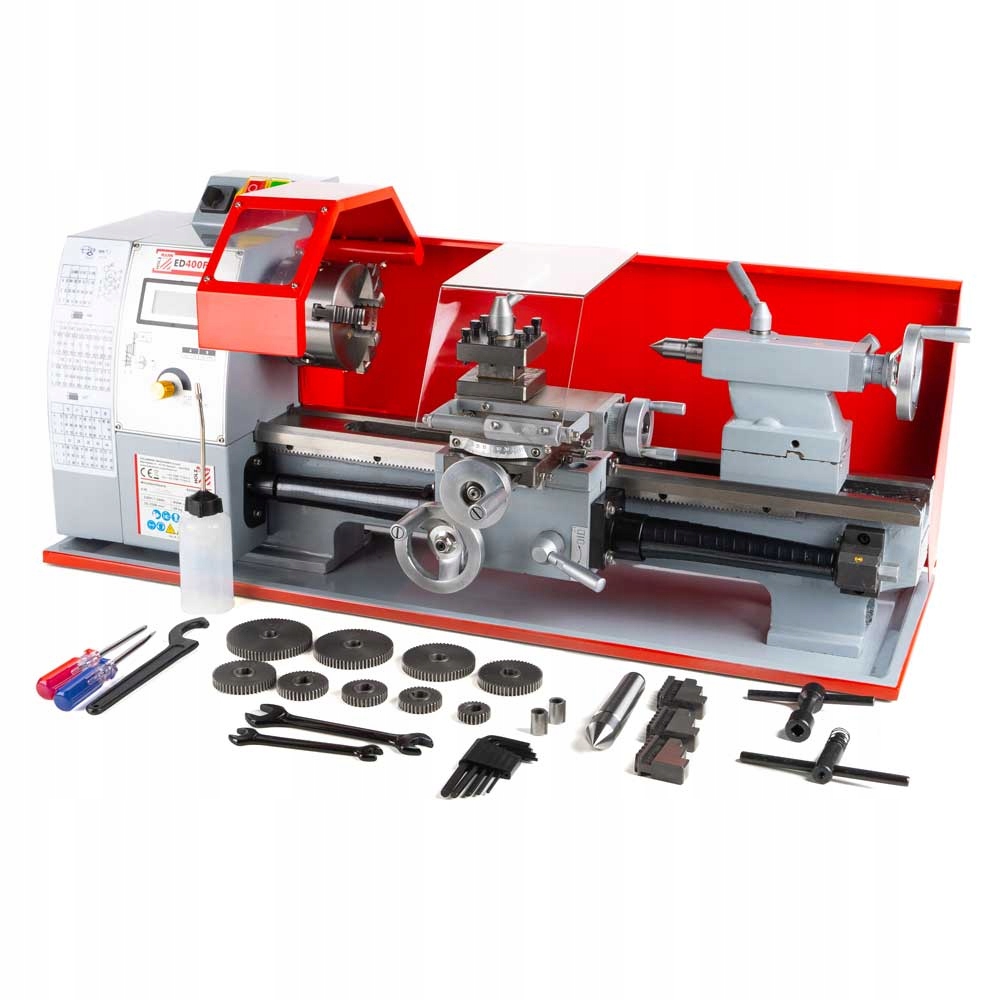 Soustruh Na Kov Univerzální Přesný mini malý kovový 230V stolní Holz