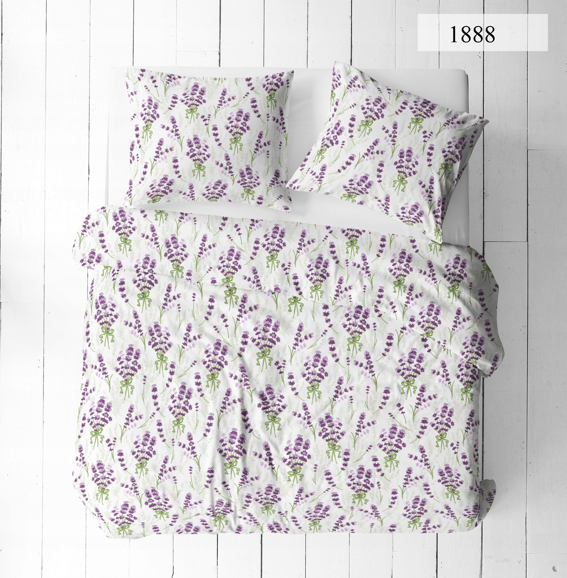 Lůžkové Povlečení Kůry 160x200cm Silné 100% Bavlna Bavlna, levandulové vzory