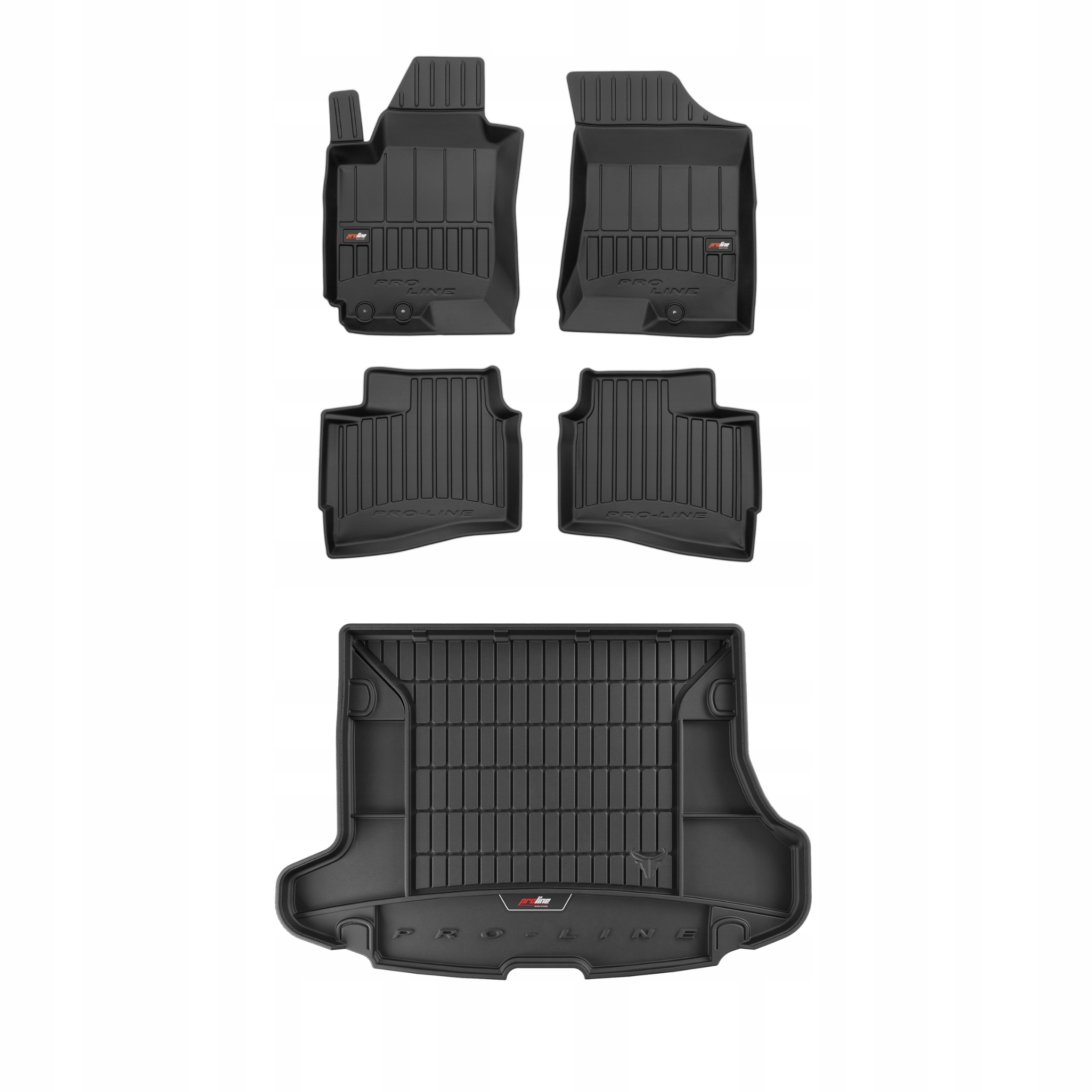 Frogum 3D Sada gumových koberců a rohože s logem pro Hyundai i30 I 2007-2012