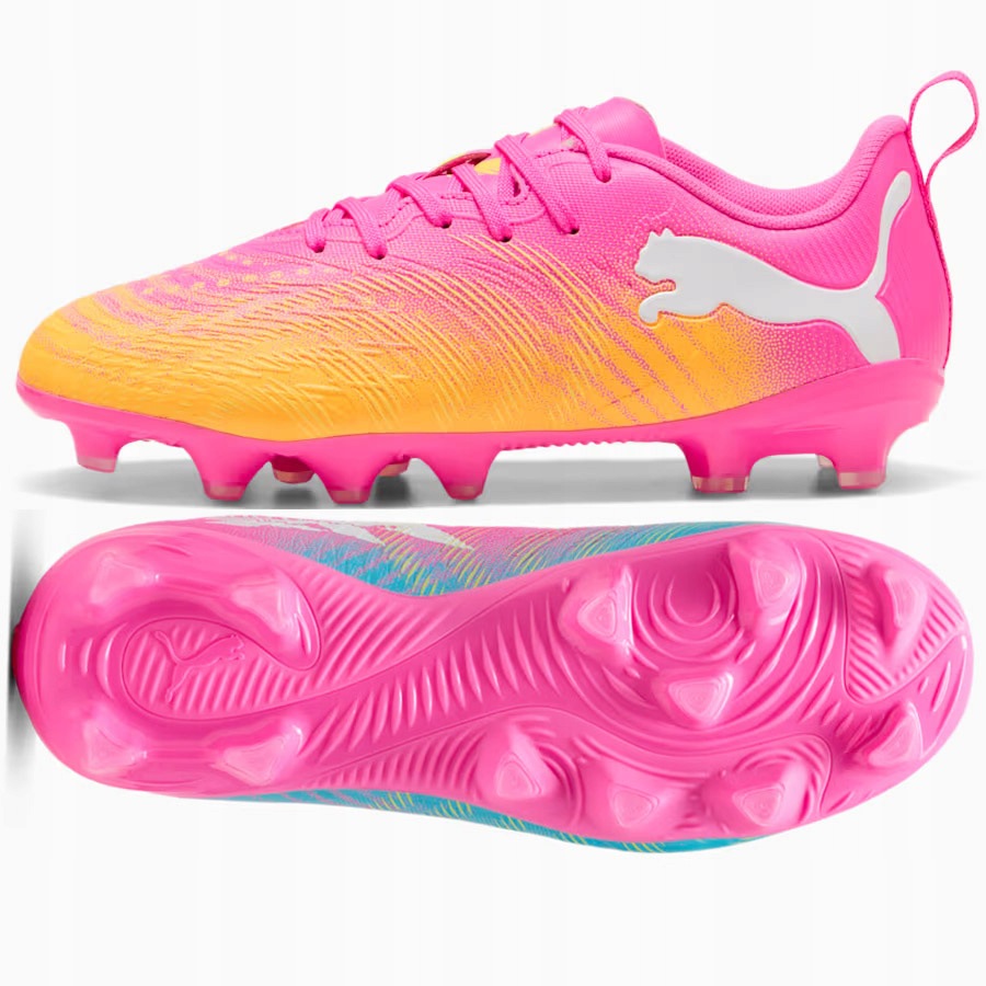 Boty Puma Future 9 Play Jr Fg/ag 108723-05 růžové 37 1/2