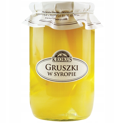 Hrušky V Sirupu 720 g (360 g) – Krokus