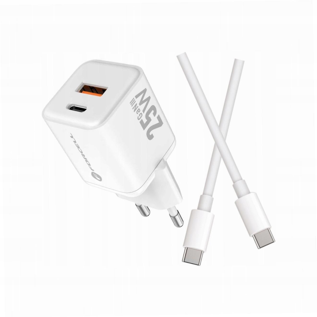 Szybka ładowarka Gan 25W z długim kablem Usb-c do Xiaomi Mi 10T Lite 5G