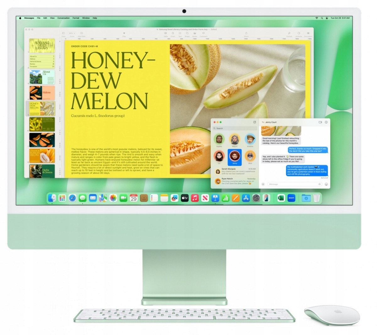 Apple IMac 24 cale: M4 10/10, 32GB, 2TB SSD - Zielony