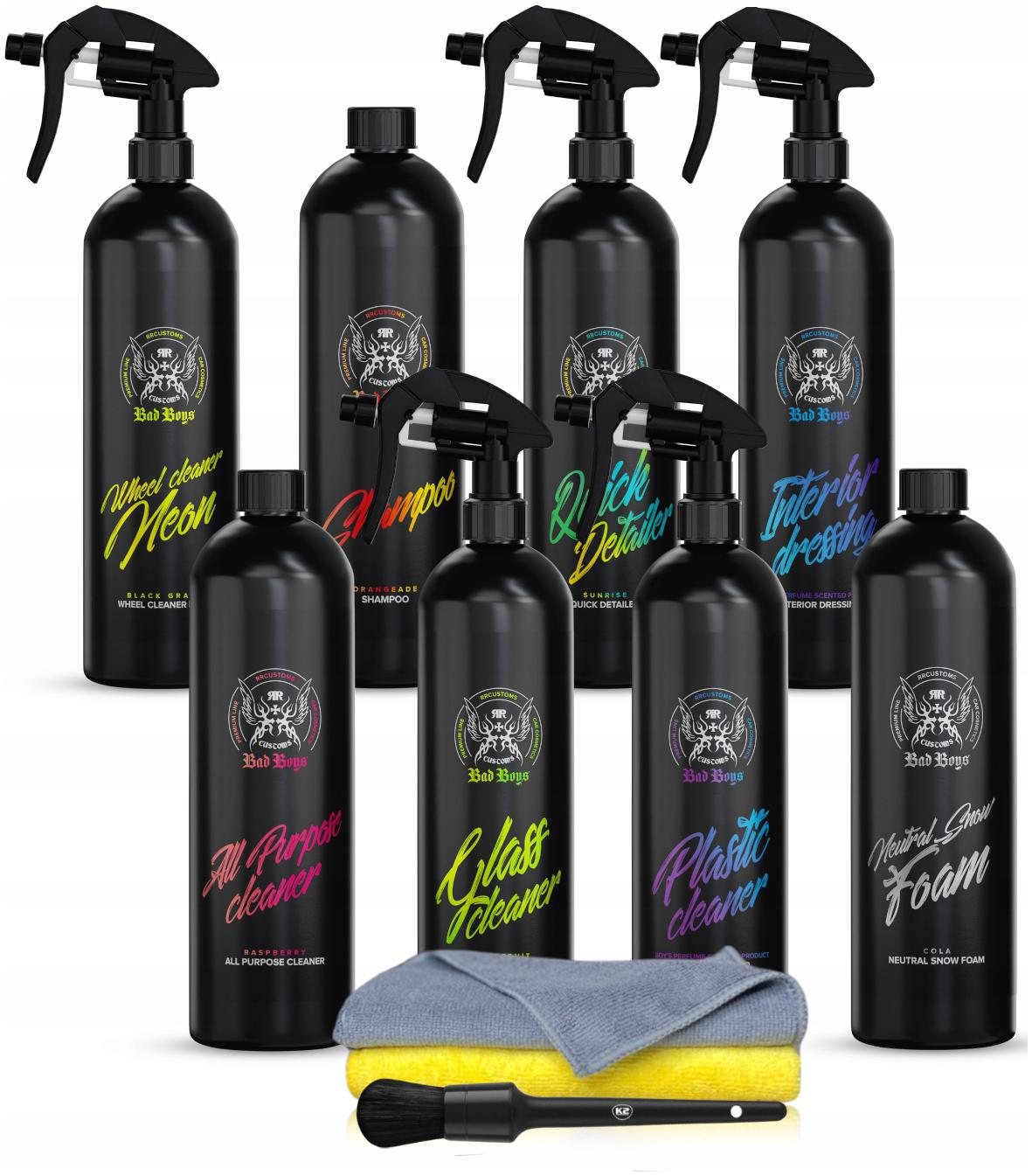 RR Customs RRC Bad Boys Mega Zestaw Kosmetyków Do Auta Detailing Prezent
