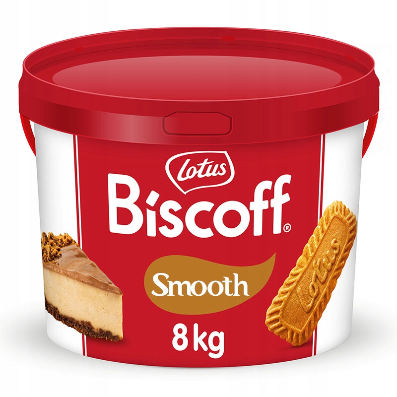 Krem Lotus Biscoff Smooth o smaku ciasteczkowym 8kg do ciast gofrów deserów