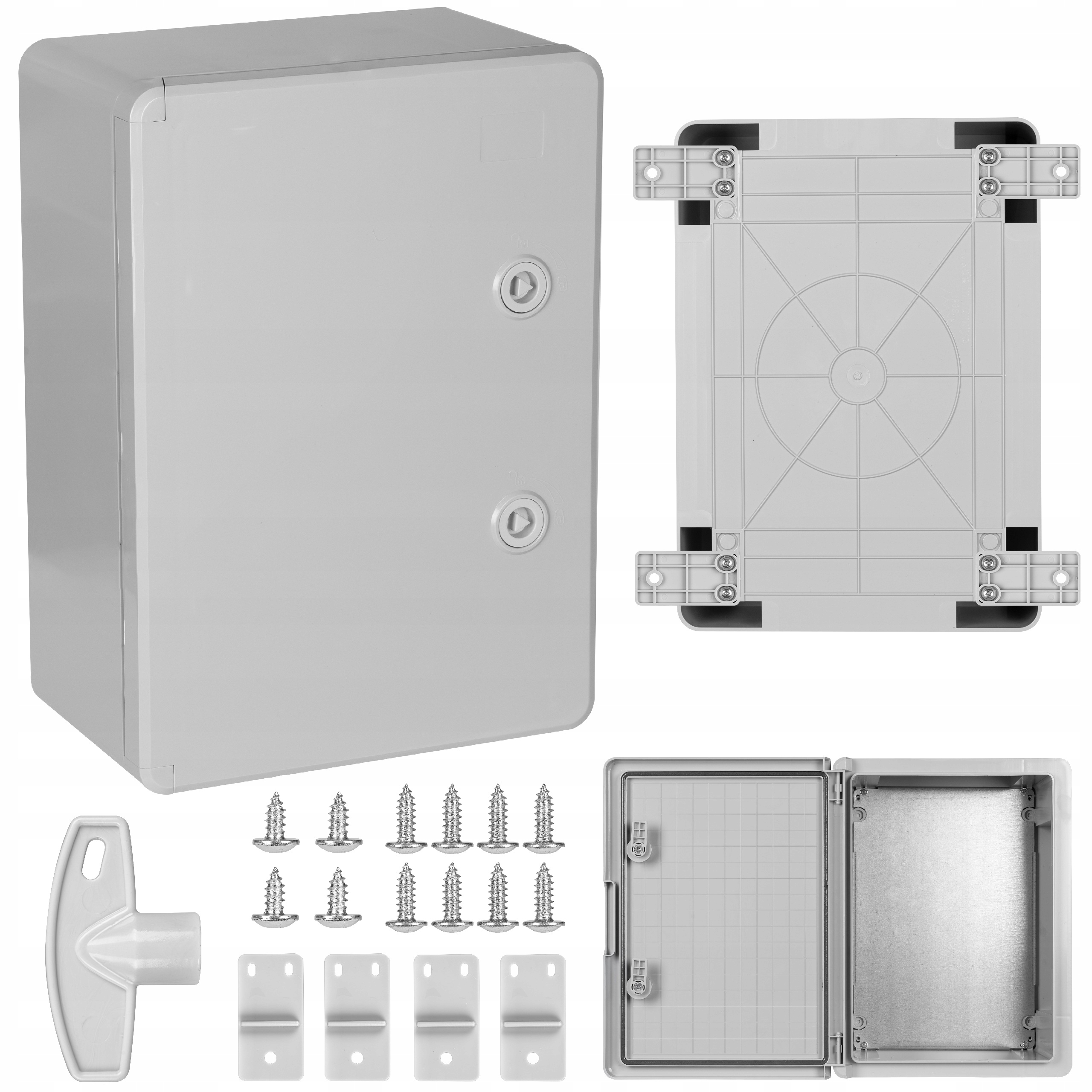 Rozdzielnica Skrzynka Elektryczna Obudowa Abs IP65 40x30x17 400x300x170