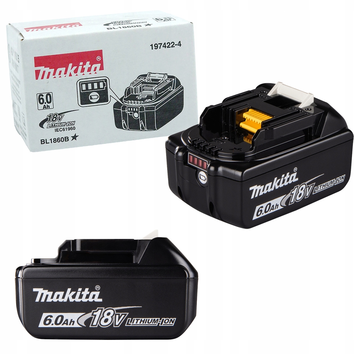 Makita Akumulator BL1860B bateria 18V 6,0Ah Li-ion oryginalna Makita Pl