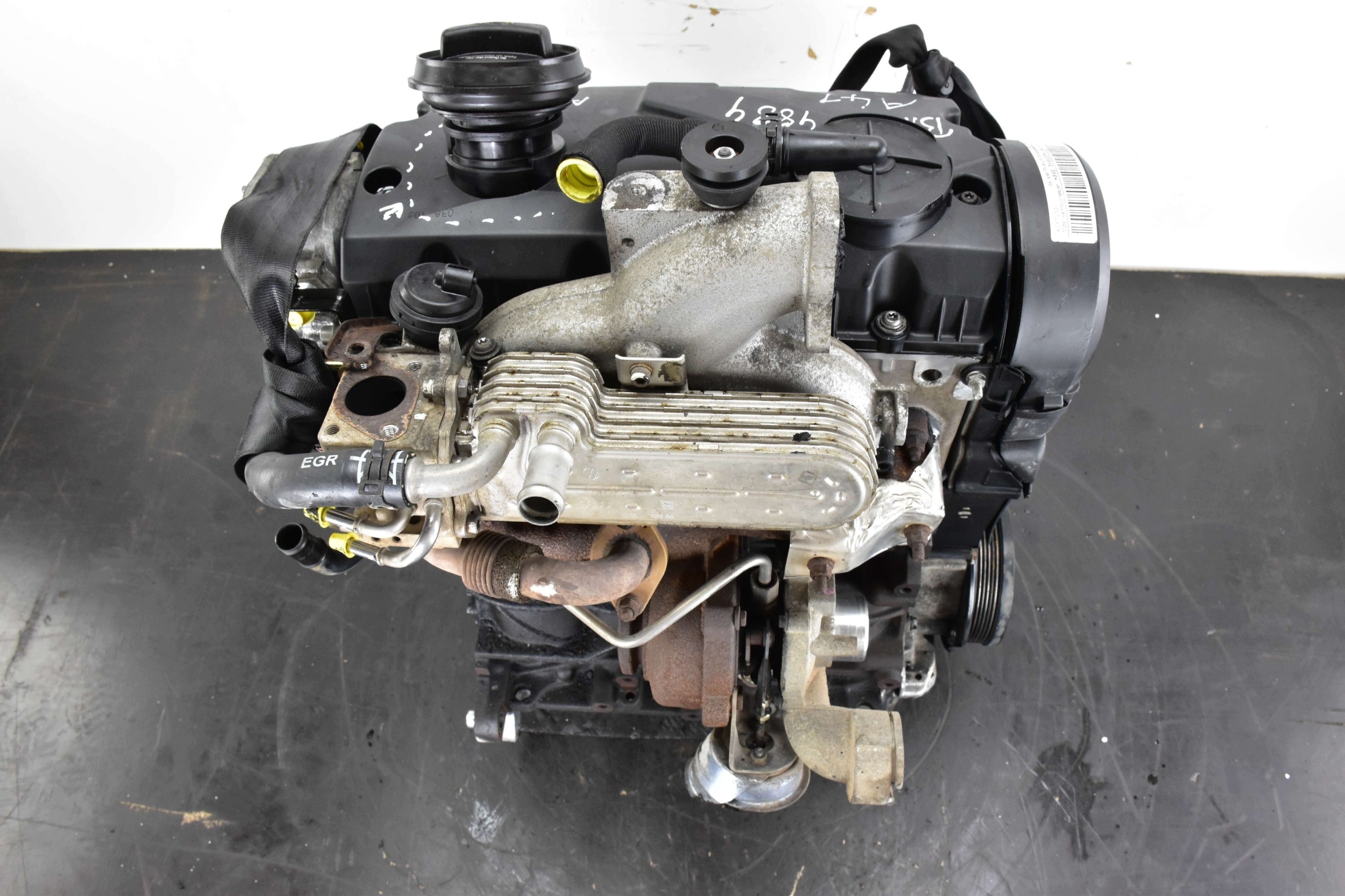 engine PASSAT B6 GOLF V TOURAN OCTAVIA II TOLEDO 1.9TDI 105KM BXE KOMPRESJA