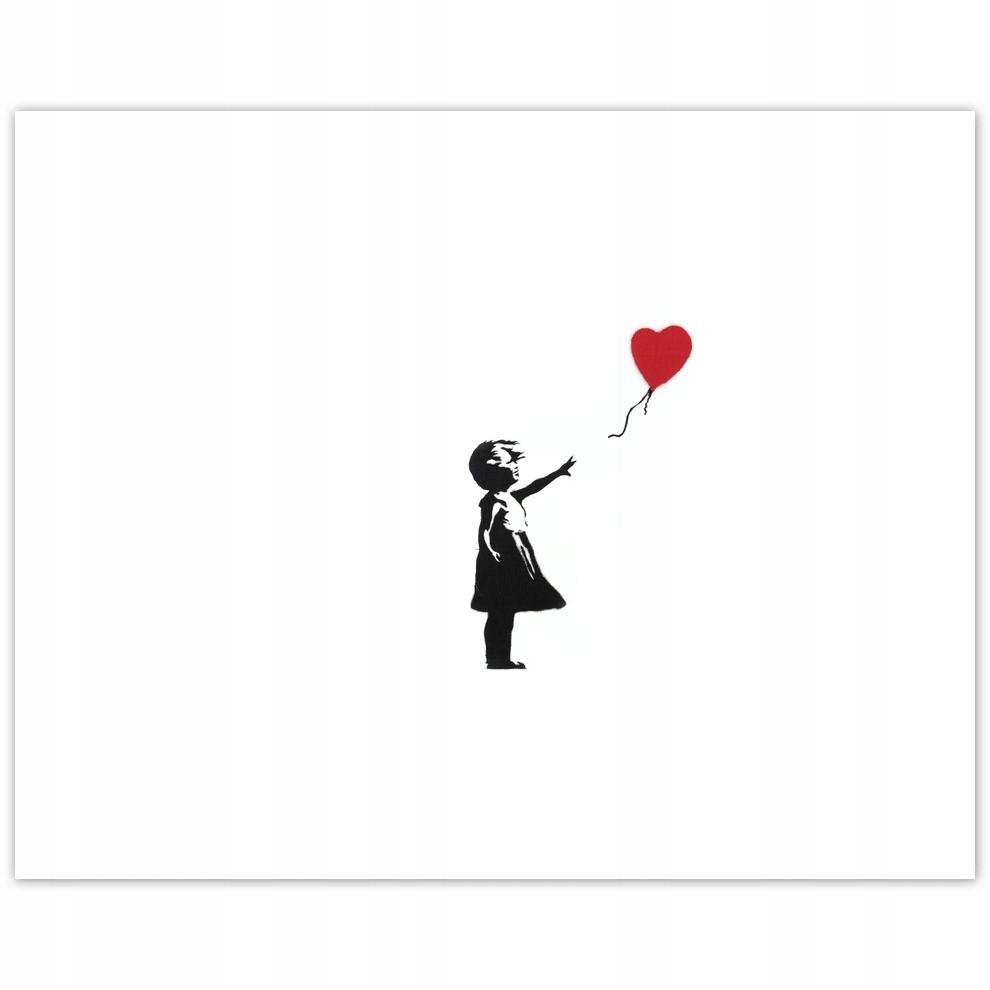 

Plakat 50x40 Dziewczyna Balonik Banksy