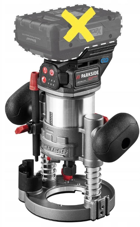 Parkside Performance akumulatorowa frezarka wielofunkcyjna Pmfap 20-Li A1