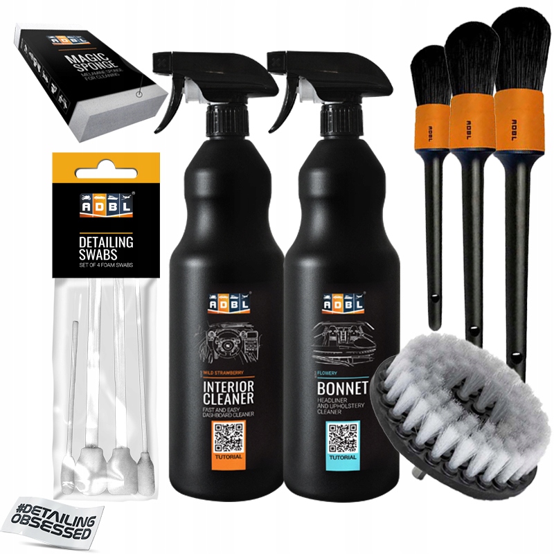 ADBL KIT FOR CLEANING THE INTERIOR + ACCESSORIES