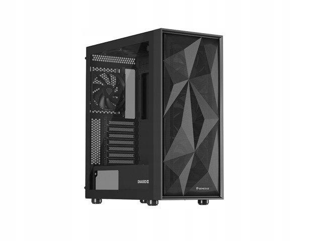 Počítačová Skříň Genesis Diaxid 605F MIDI Tower Usb-c černé