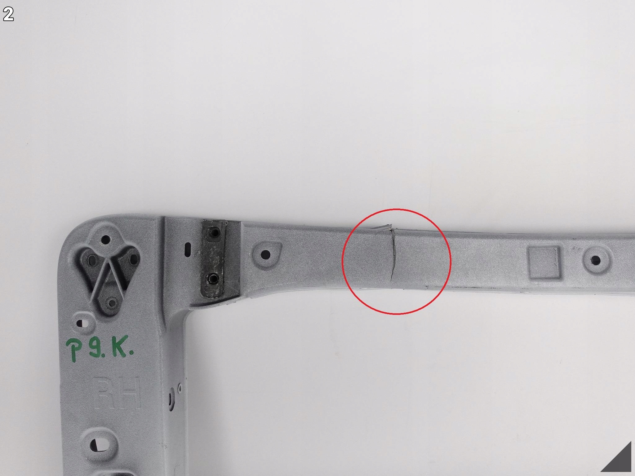 TESLA MODEL X 15- door support RAMA right rear part