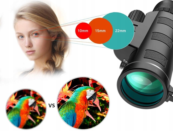 MONOKULAR LUNETA LORNETKA TELESKOP TELEFON STATYW Model retoo