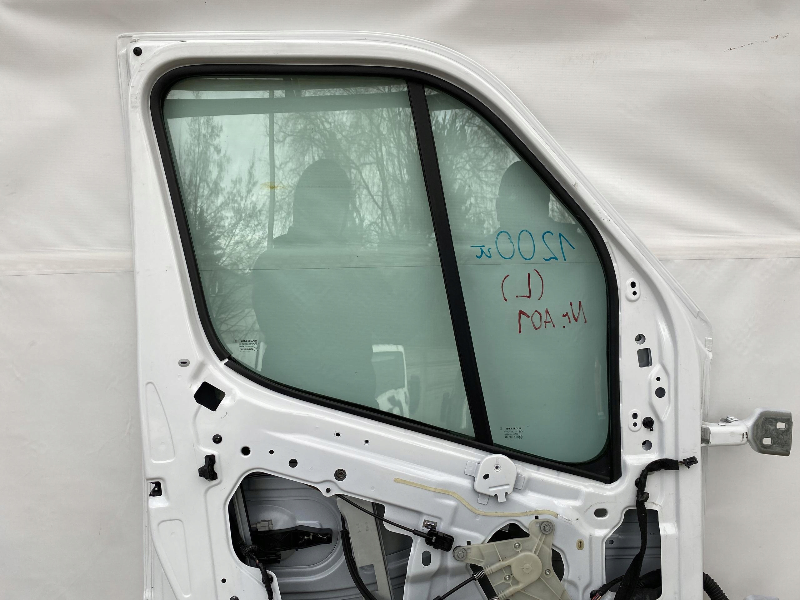 MASTER 3 MOVANO B NV400 10- door left front front BIALE DO ZALOZENIA