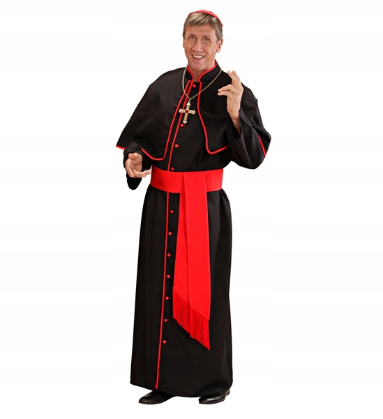 Kostým Kardinála Kněze Cirkevní Kardinál Převlek Na Halloween M