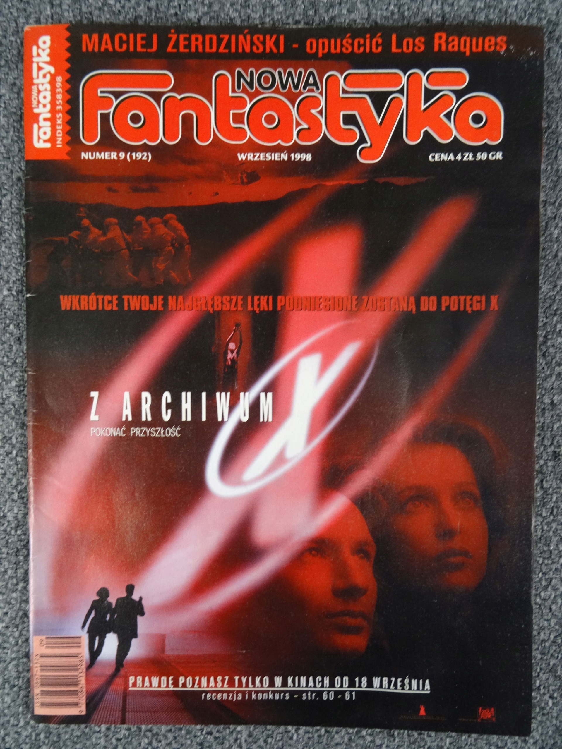 NOWA FANTASTYKA 1998r numer 9 ISSN 0867132X