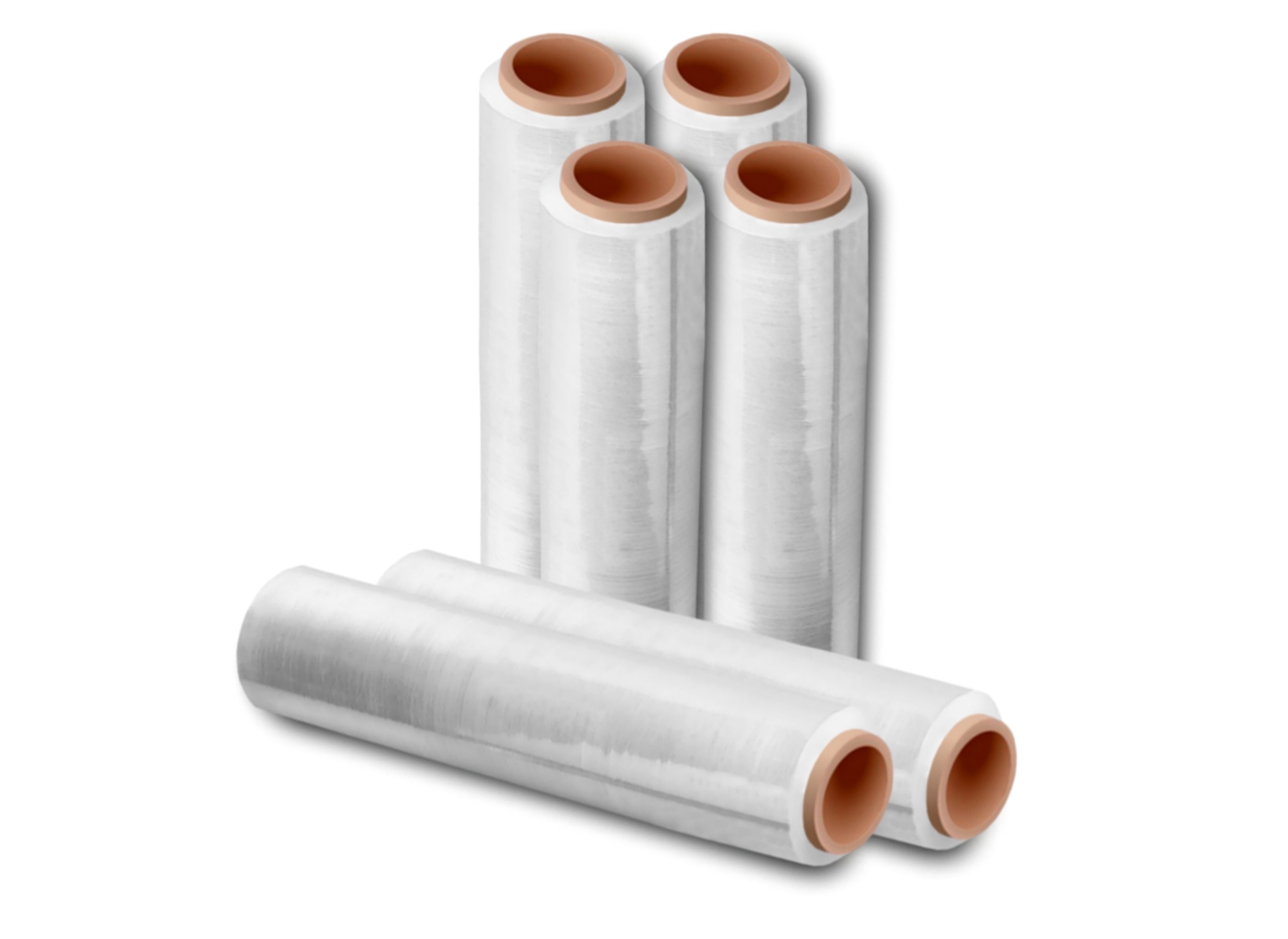 FOLIA STRETCH 3 KG BEZBARWNA STRECZ MOCNY x 6 SZT.