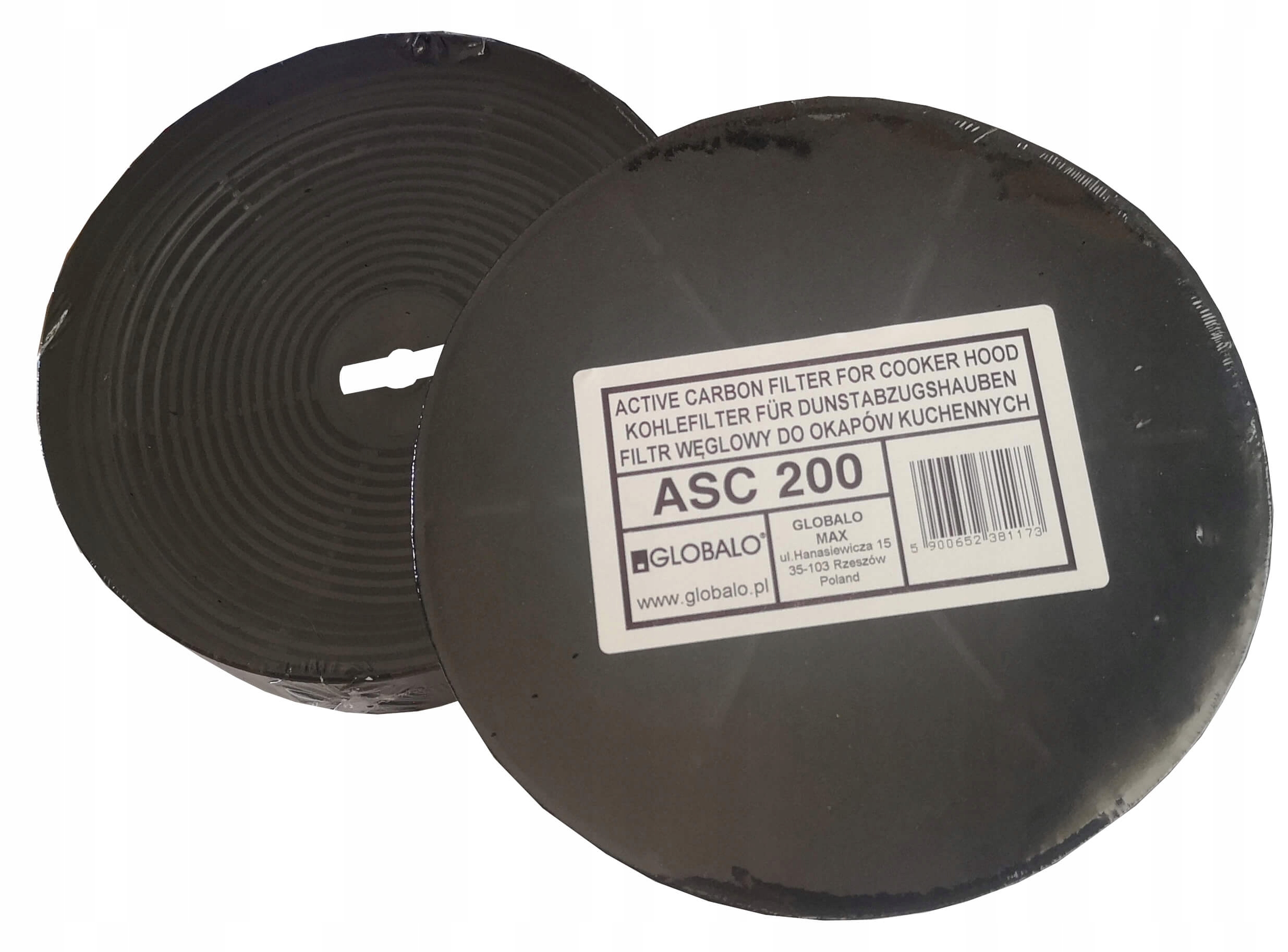 

Filtr Węglowy Globalo ASC200 kpl. 2szt.