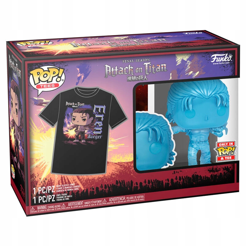Funko Pop! Pop! & Tee Eren Jaeger Koszulka XL