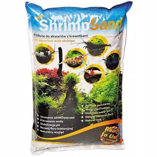 Levně Aqua Art Shrimp Sand 4 Kg Substrát Krevety Hnědé