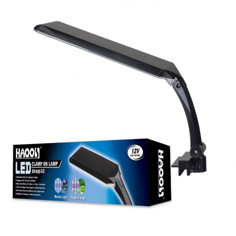 

Heaqo Led lampa akwariowa 4W czarna