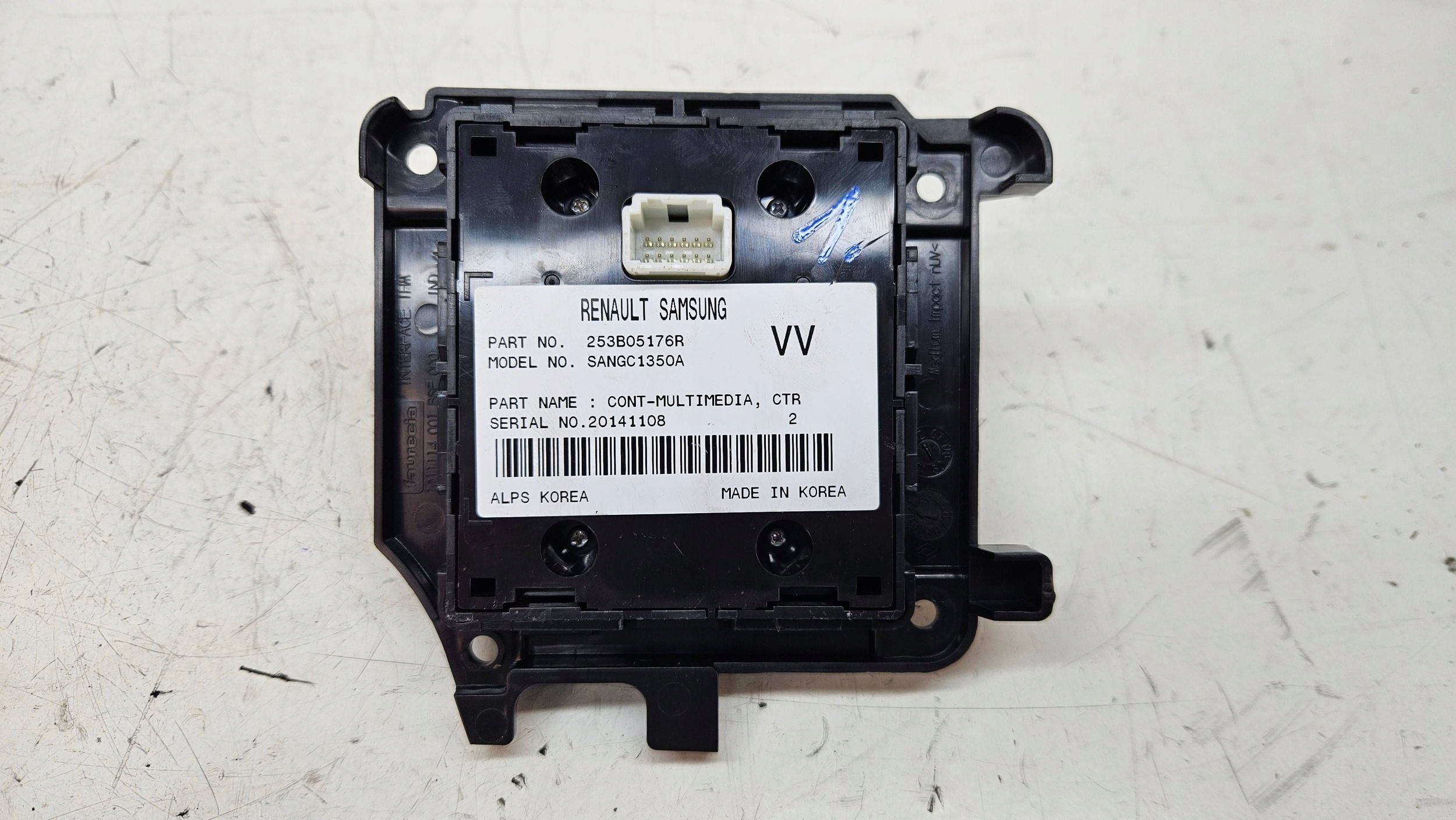 Renault Megane III 3 09- 253b05176r Panel radia Controllo