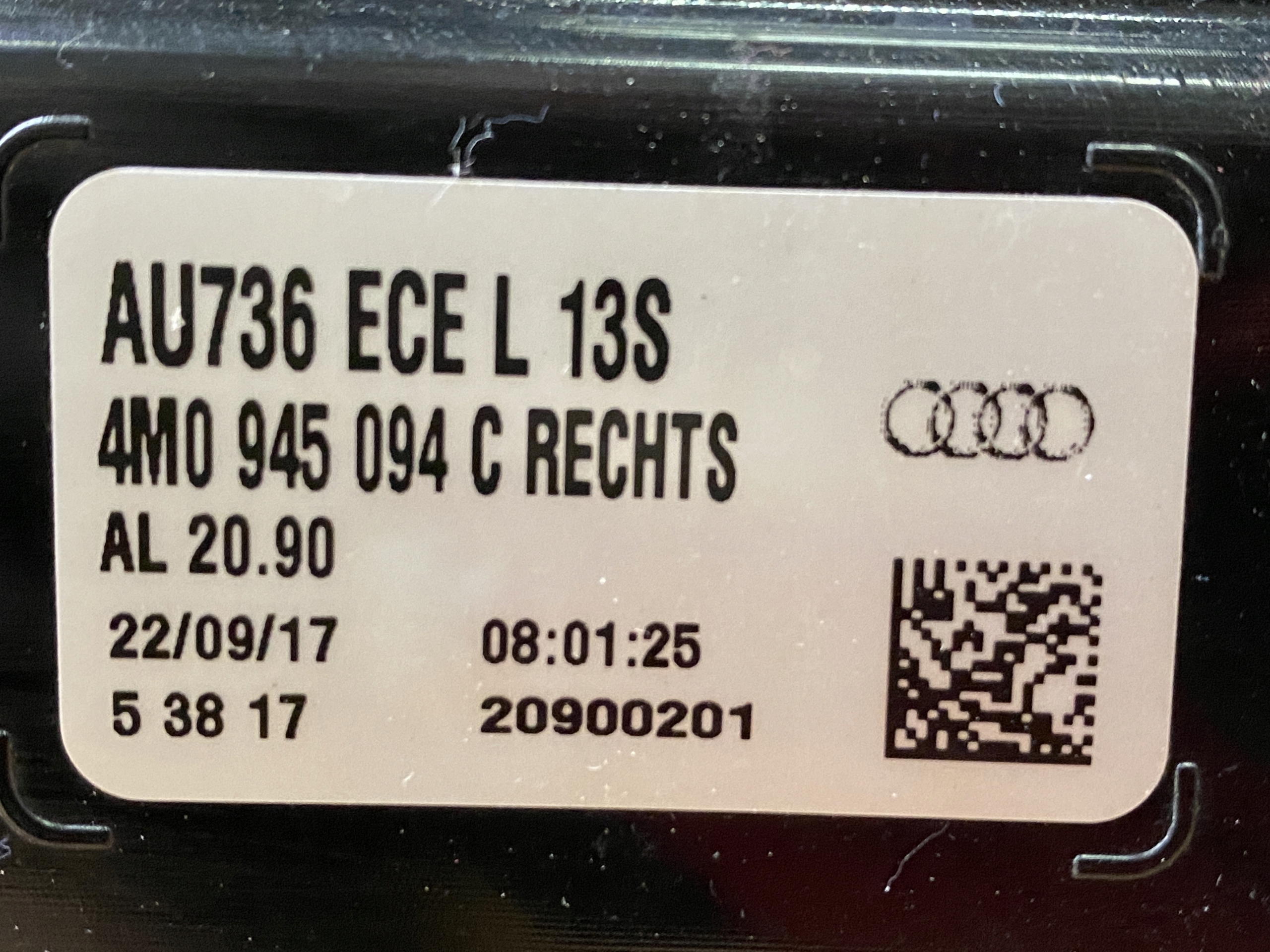 Audi Q7 Rückleuchte 4M0945094C Rearlamp - Thumbnail 5