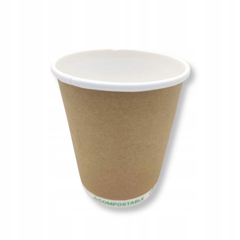 Kubek papierowy PLASTIC FREE 250ml 25szt