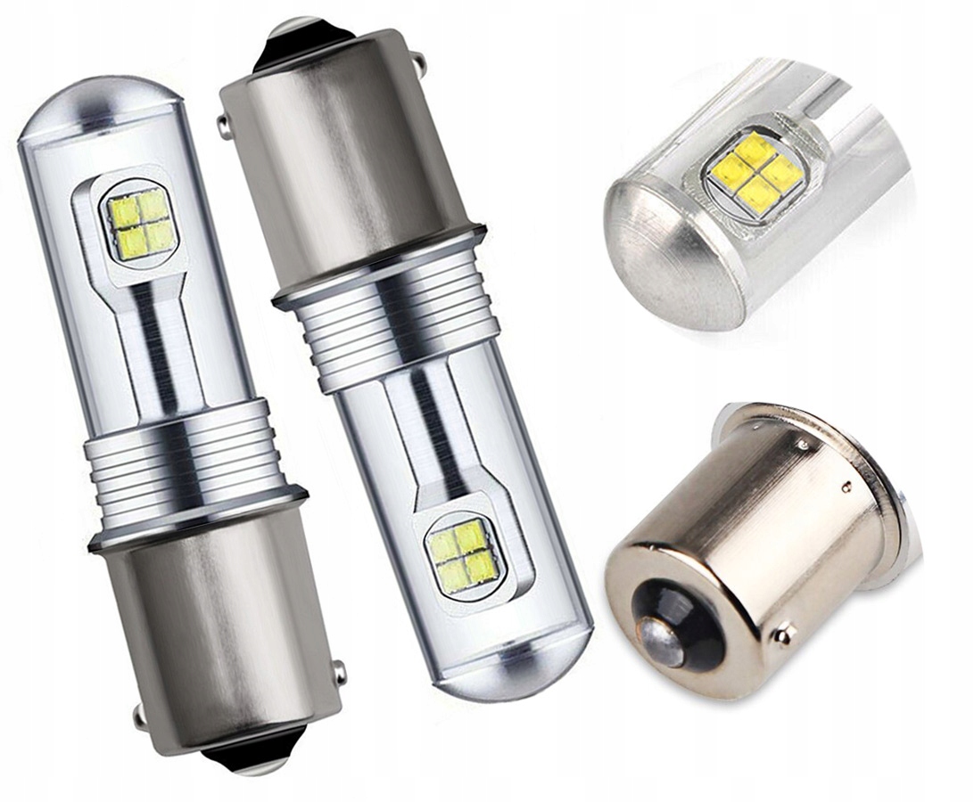 

Ledowa Żarówka P21W BA15S 80W 8000lm12V Led Xenon