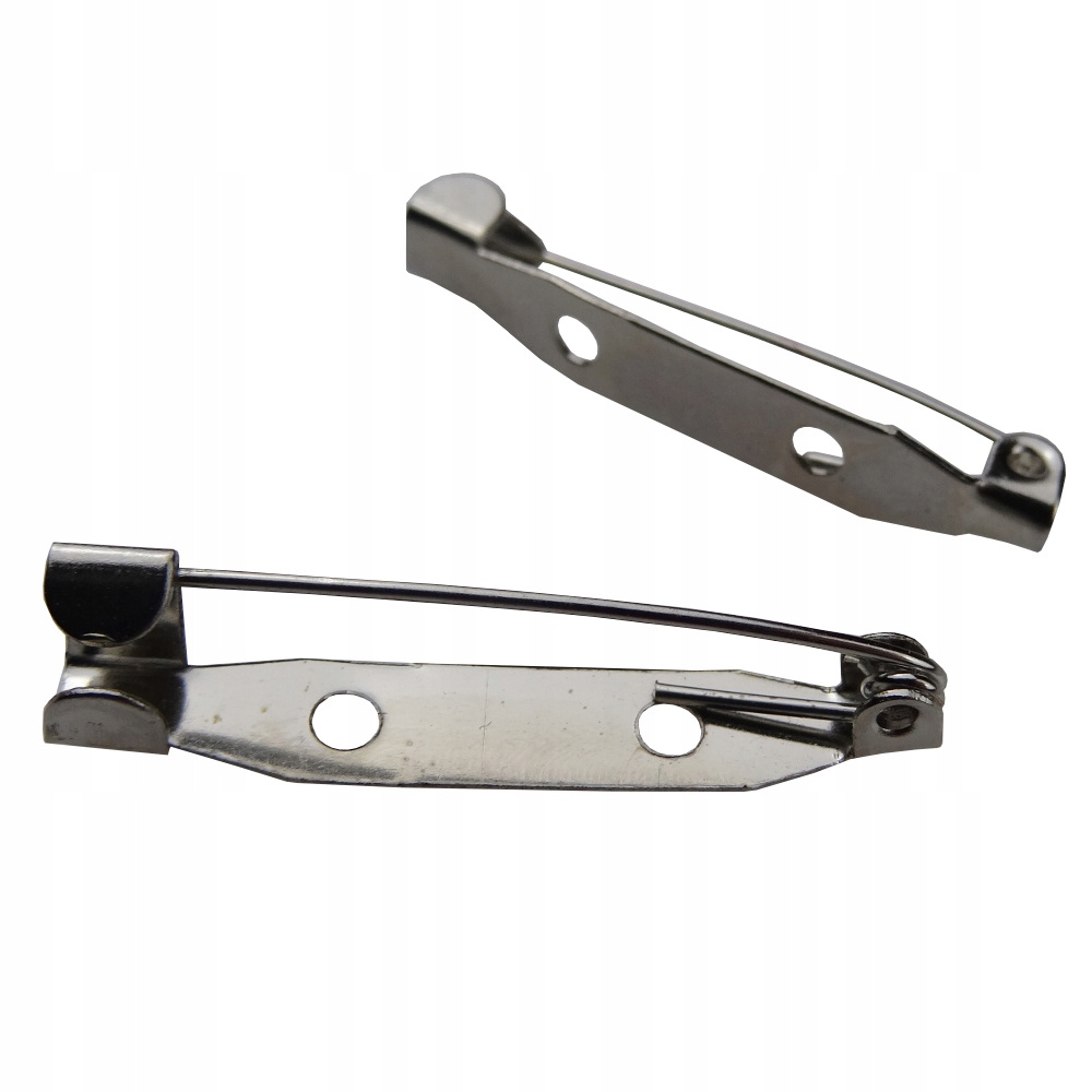 Agrafki Zapięcia Bazy proste 32mm 50szt STAL0247