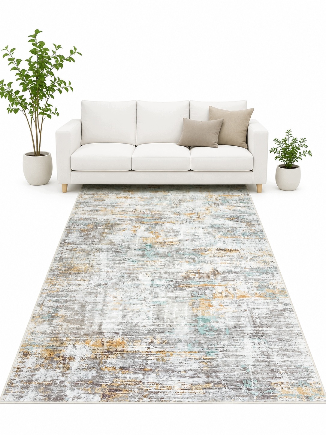 Behúň Koberec 80x300 cm protišmykový Vintage do kuchyne, predsiene a obývačky