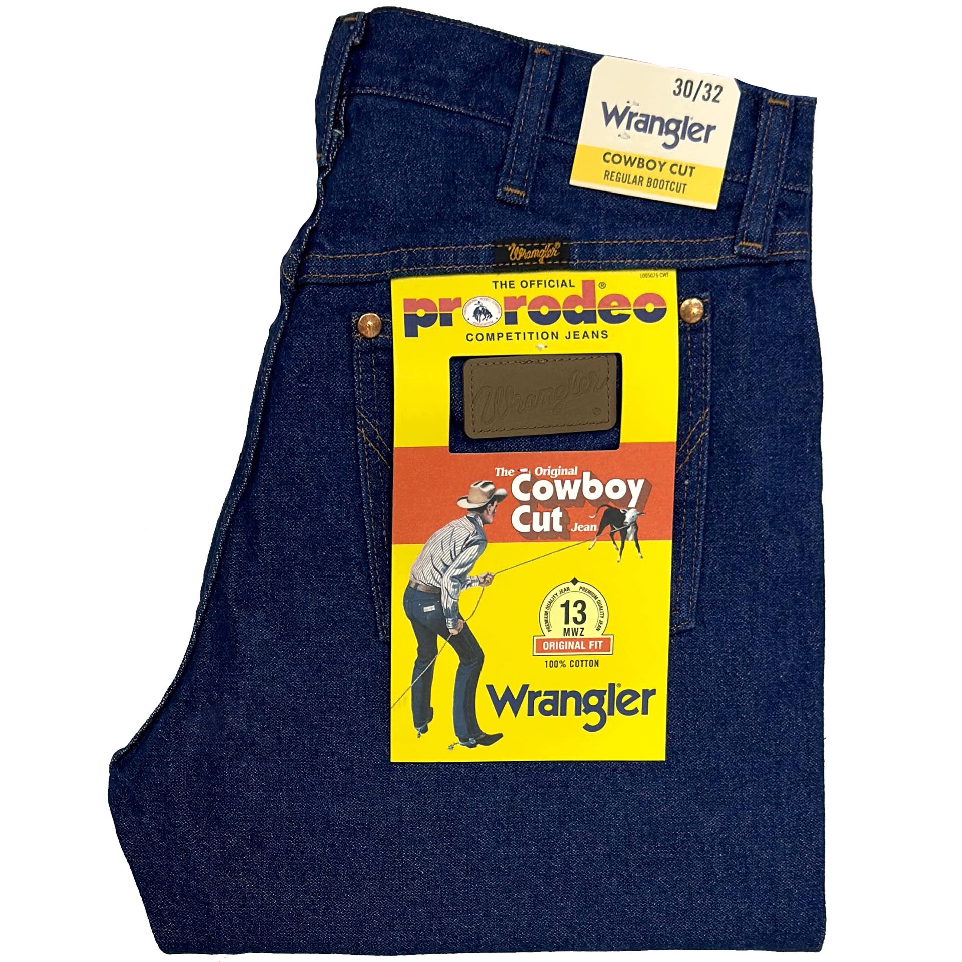 Wrangler 13MWZ Cowboy Cut Indigo pánské džíny rovné W30 L32