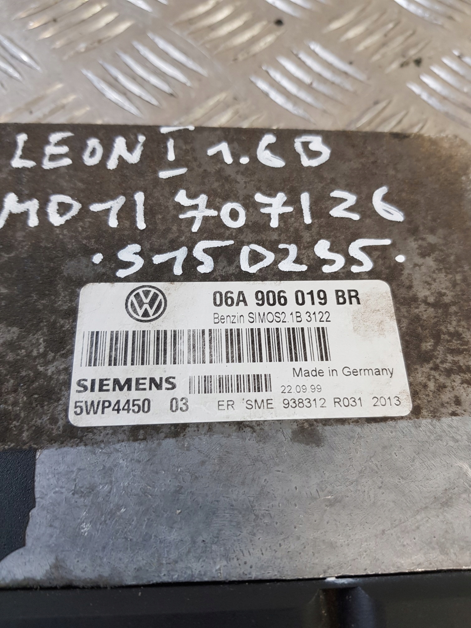 Centralina Motore 06A906019BR SEAT LEON e 1.6B 99R