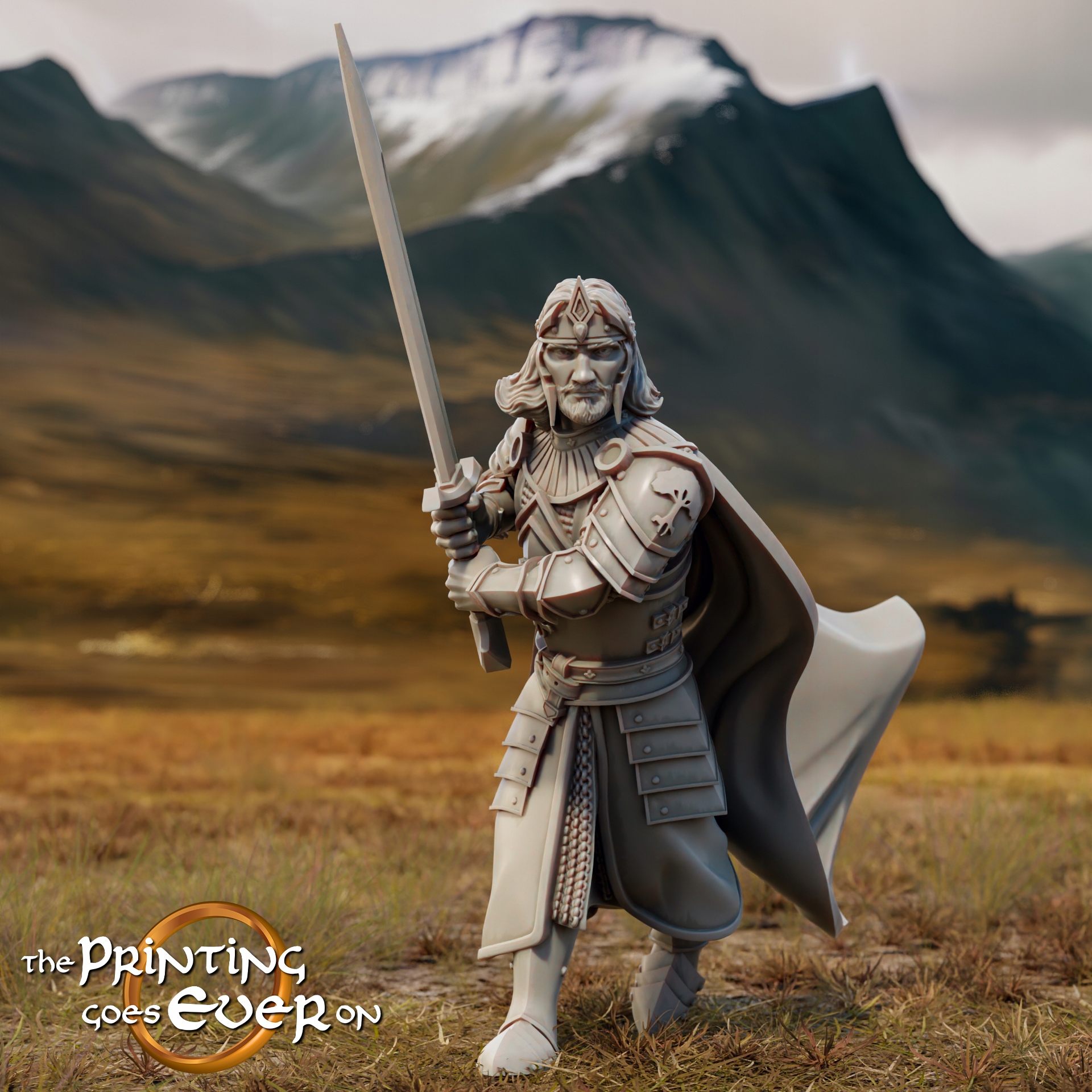 King Aranglor On Foot The Printing Goes Ever On