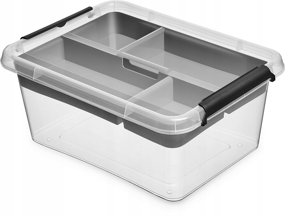 

Pojemnik plastikowy box organizer pokrywa 12,5l