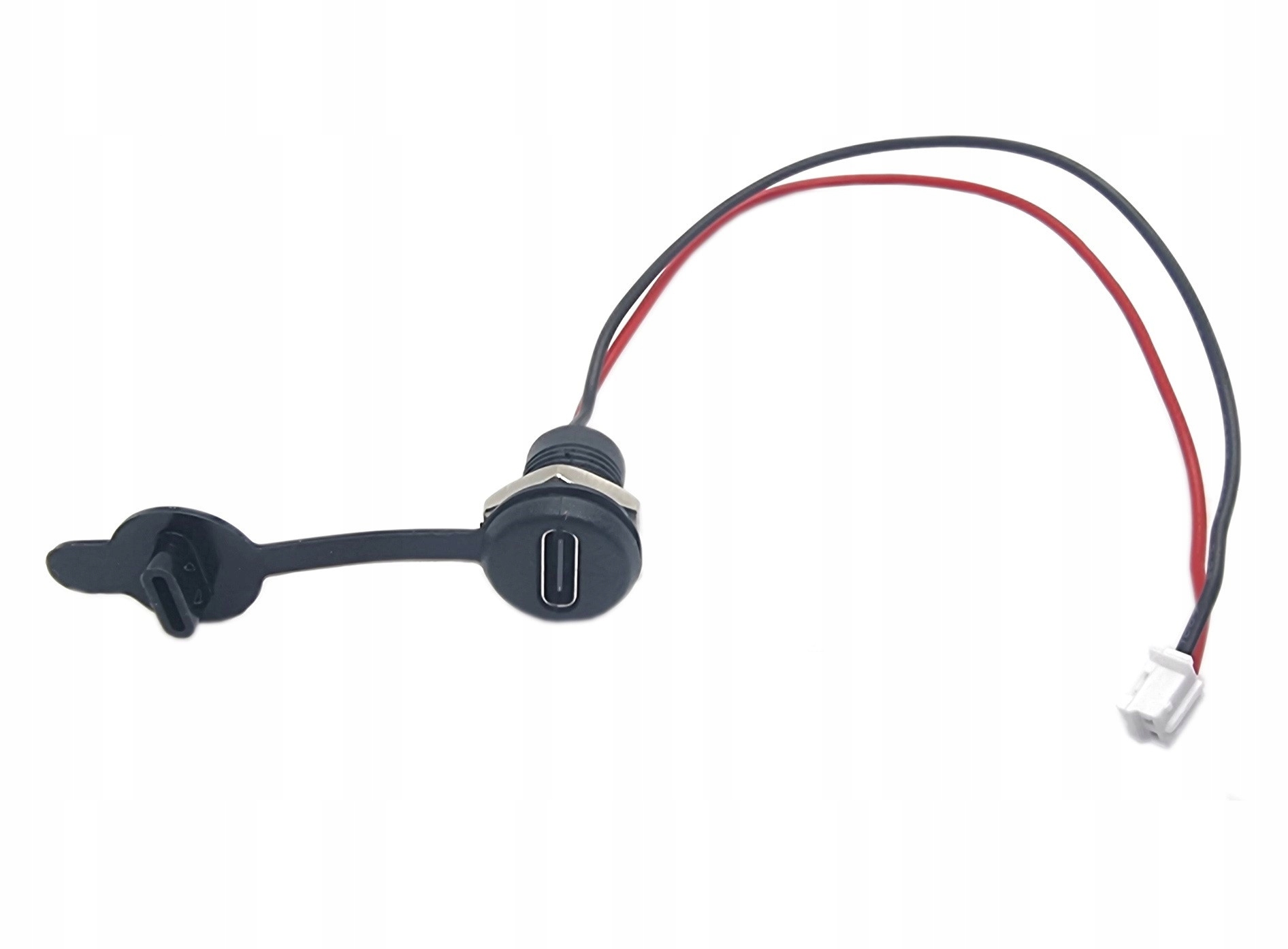 GNIAZDO USB TYP C DO OBUDOWY Z OSŁONĄ PYŁOSZCZELNĄ