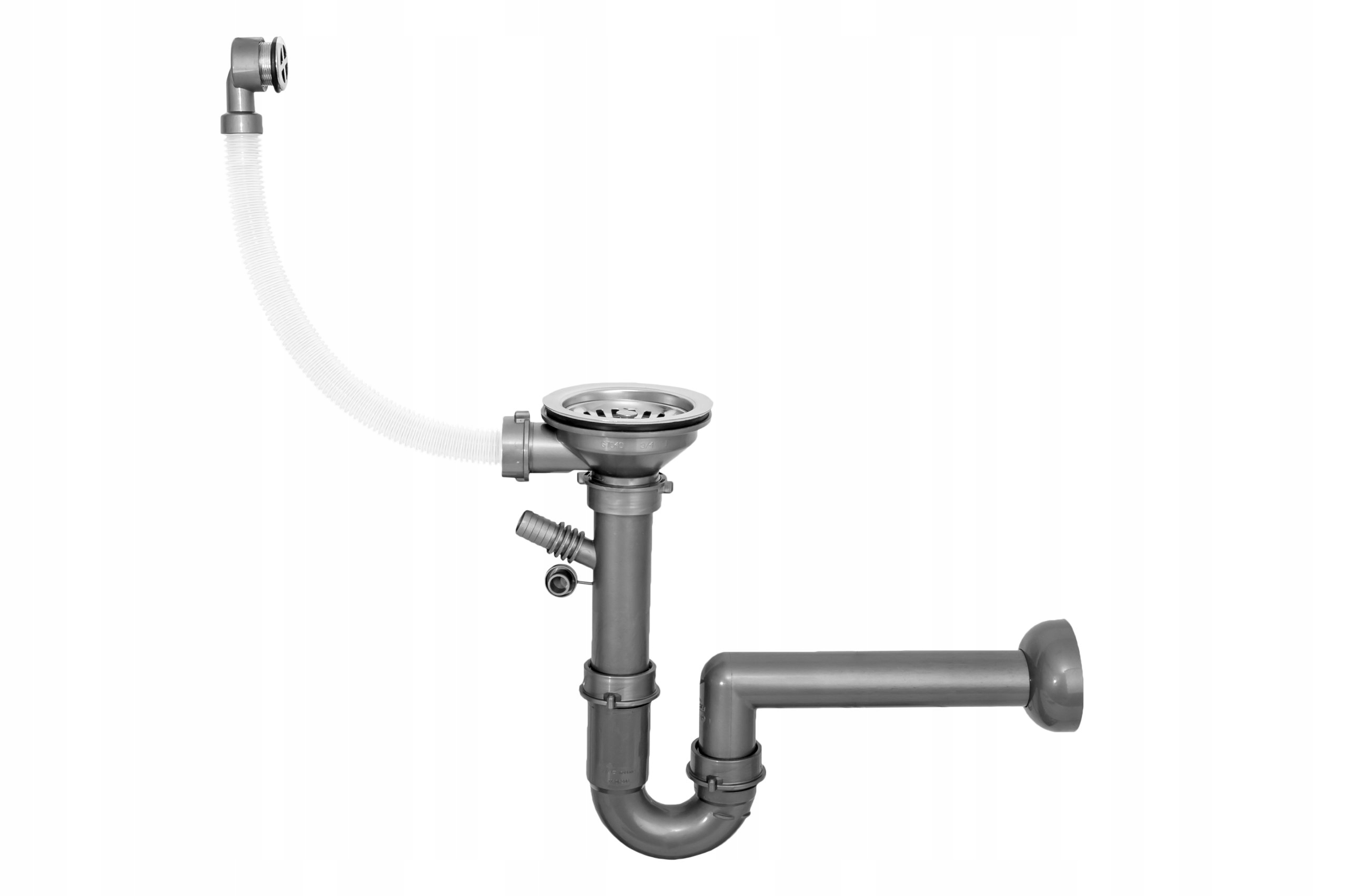 SYFON ZLEWOZMYWAKOWY 1-KOM. Z KORKIEM MANUALNYM