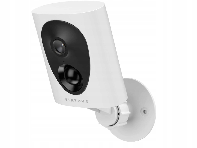 Virtavo WiFi kamera 1080P – Bezdrátové venkovní monitorování s Ai, bílá